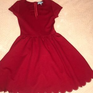 Women’s short red dress